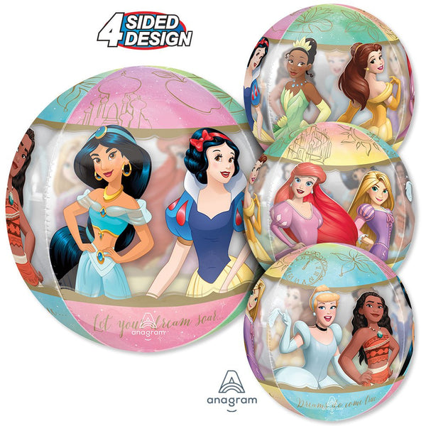 16 inch DISNEY PRINCESSES ORBZ - LA Balloons