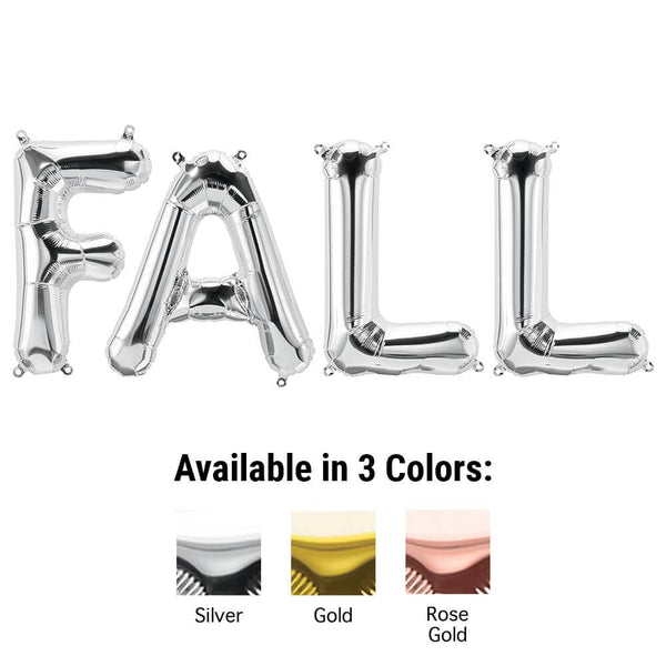 16 inch FALL - NORTHSTAR LETTERS KIT (AIR - FILL ONLY) - LA Balloons