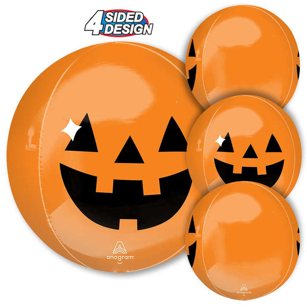 16 inch HAUNTED MANOR PUMPKIN ORBZ - LA Balloons