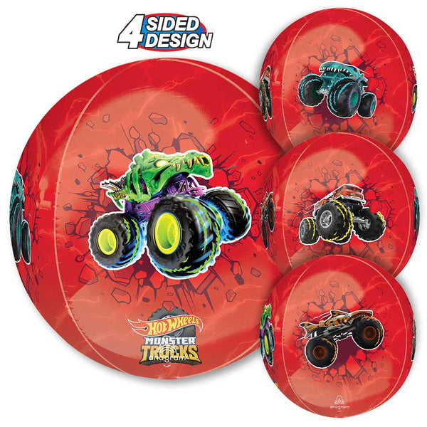 16 inch HOT WHEELS MONSTER TRUCKS ORBZ - LA Balloons