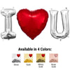 16 inch I (HEART) U - ANAGRAM LETTERS KIT (AIR - FILL ONLY) - LA Balloons