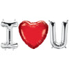 16 inch I (HEART) U - NORTHSTAR LETTERS KIT (AIR - FILL ONLY) - LA Balloons