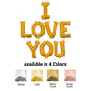 16 inch I LOVE YOU - ANAGRAM LETTERS KIT (AIR - FILL ONLY) - LA Balloons