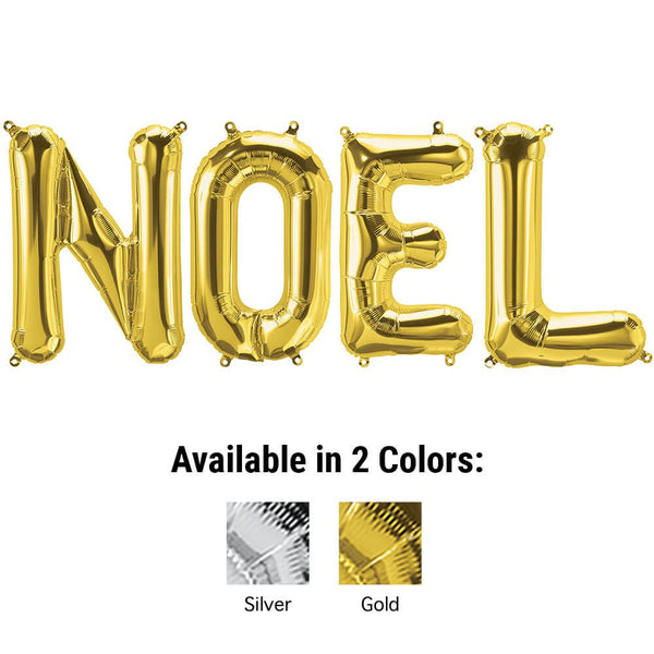 16 inch NOEL - NORTHSTAR LETTERS KIT (AIR - FILL ONLY) - LA Balloons