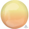 16 inch OMBRE YELLOW & ORANGE ORBZ - LA Balloons