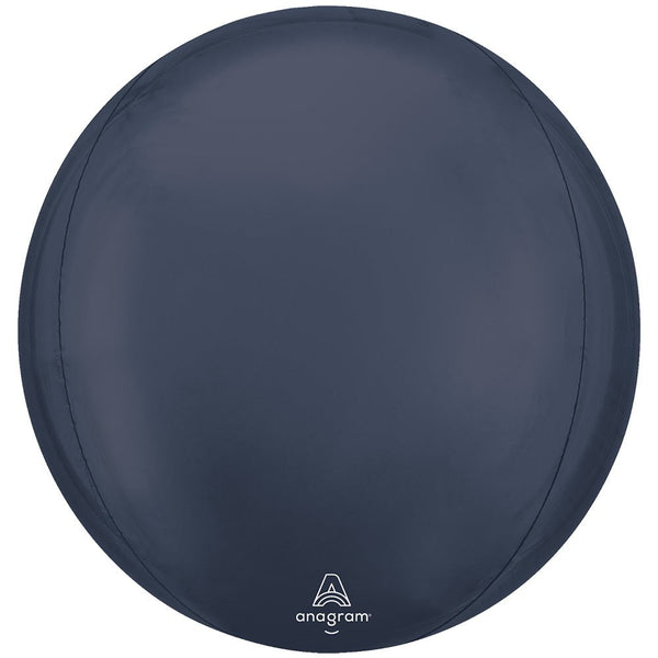 16 inch SATIN TRUE NAVY ORBZ - LA Balloons