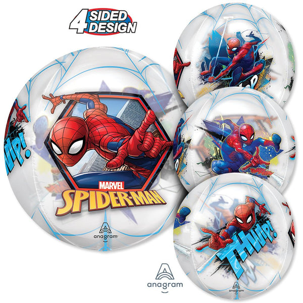 16 inch SPIDERMAN ORBZ - LA Balloons