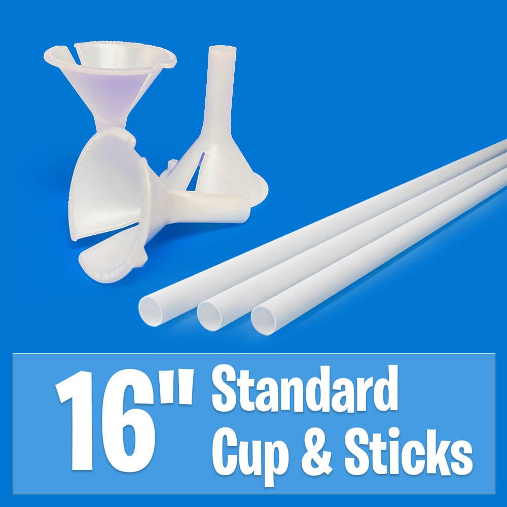 16 inch STANDARD BALLOON CUPS & STICKS