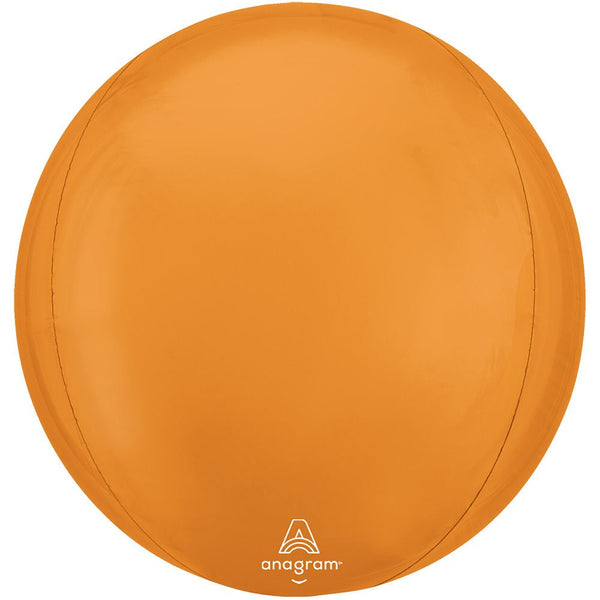 16 inch VIBRANT ORANGE ORBZ - LA Balloons