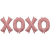 16 inch XOXO - ANAGRAM LETTERS KIT (AIR - FILL ONLY) - LA Balloons