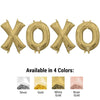 16 inch XOXO - ANAGRAM LETTERS KIT (AIR - FILL ONLY) - LA Balloons