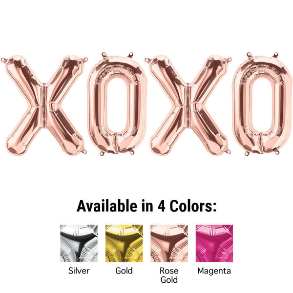 16 inch XOXO - NORTHSTAR LETTERS KIT (AIR - FILL ONLY) - LA Balloons