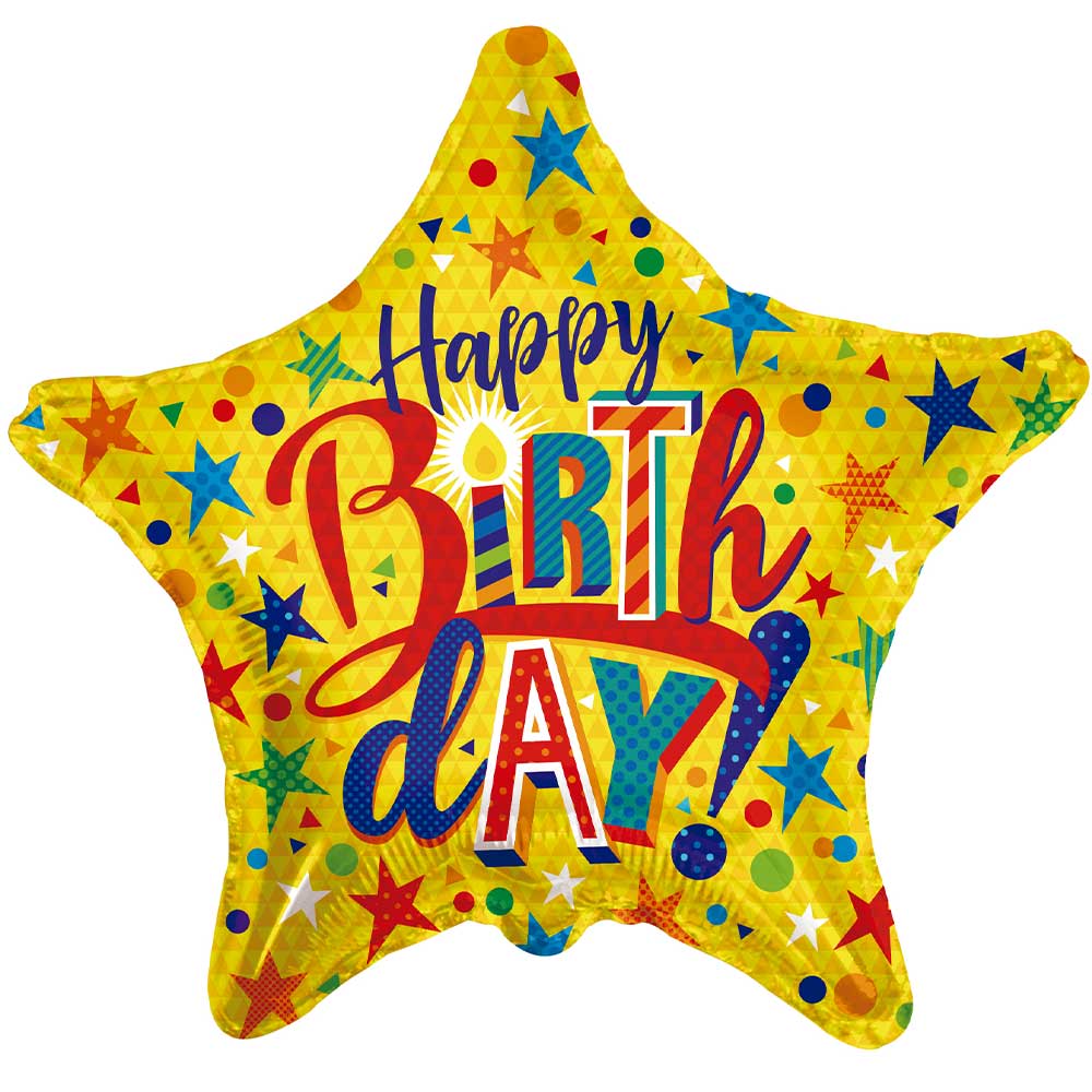 17 inch BIRTHDAY STAR