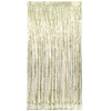 Unique GOLD FRINGE DOOR CURTAIN 3.25ft X 6.5ft Party Decor 16837-UN