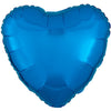 17 inch HEART - METALLIC BLUE - LA Balloons