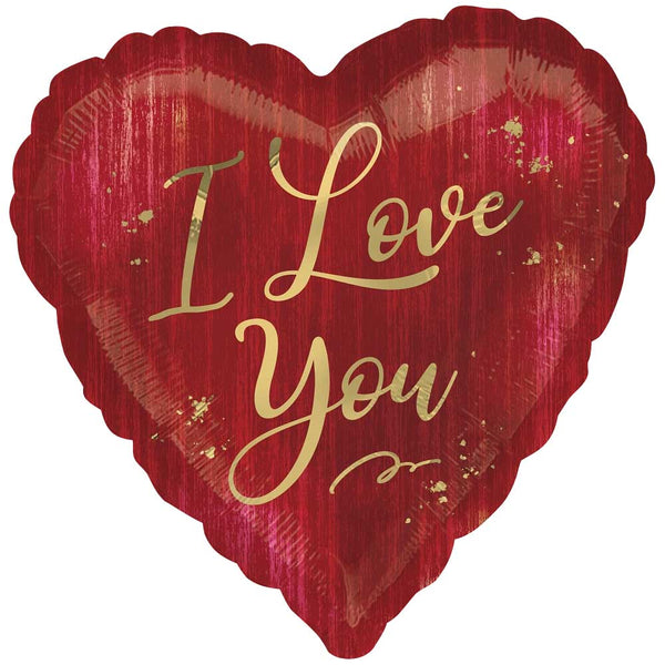 17 inch I LOVE YOU ROUGE - LA Balloons