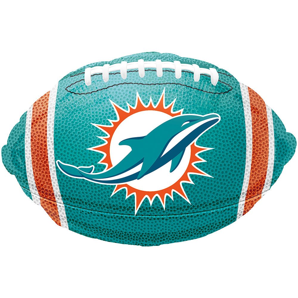 17 inch NFL MIAMI DOLPHINS FOOTBALL TEAM COLORS