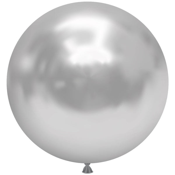 17 inch TUFTEX EFFECTS - SILVERY - LA Balloons