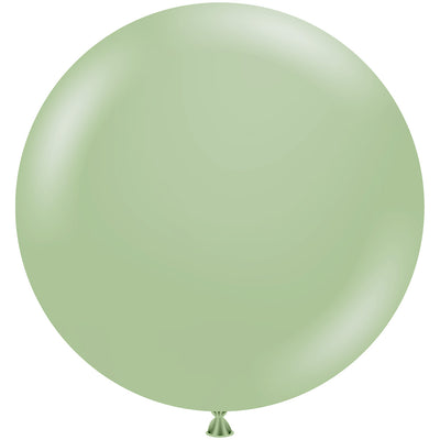 TUFTEX 17 inch TUFTEX MEADOW GREEN Latex Balloons 17056-M