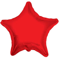 Kaleidoscope 18 inch STAR - RED Foil Balloon 17570-18F-K-U