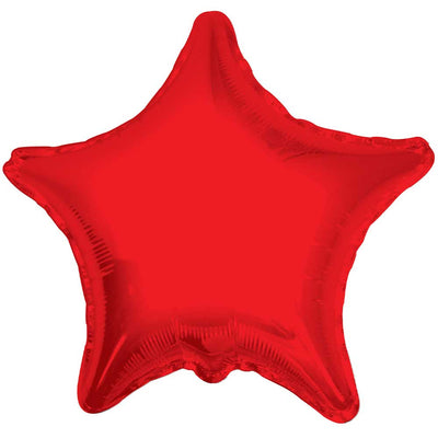 Kaleidoscope 18 inch STAR - RED Foil Balloon 17570-18F-K-U