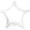 Kaleidoscope 18 inch STAR - WHITE Foil Balloon 17572-18F-K-U