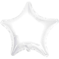 Kaleidoscope 18 inch STAR - WHITE Foil Balloon 17572-18F-K-U