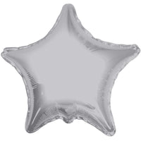 Kaleidoscope 18 inch STAR - SILVER Foil Balloon 17575-18F-K-U