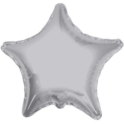 Kaleidoscope 18 inch STAR - SILVER Foil Balloon 17575-18F-K-U