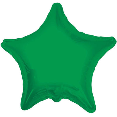 Kaleidoscope 18 inch STAR - EMERALD GREEN Foil Balloon 17857-18F-K-U