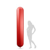 LA Balloons 17 inch x 97 inch GIANT ENTERTAINER BALLOONS - ORANGE Entertainer Balloons 401584-PB