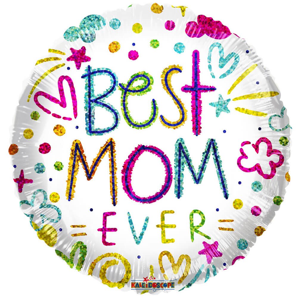 18 inch BEST MOM HANDMADE HOLOGRAPHIC