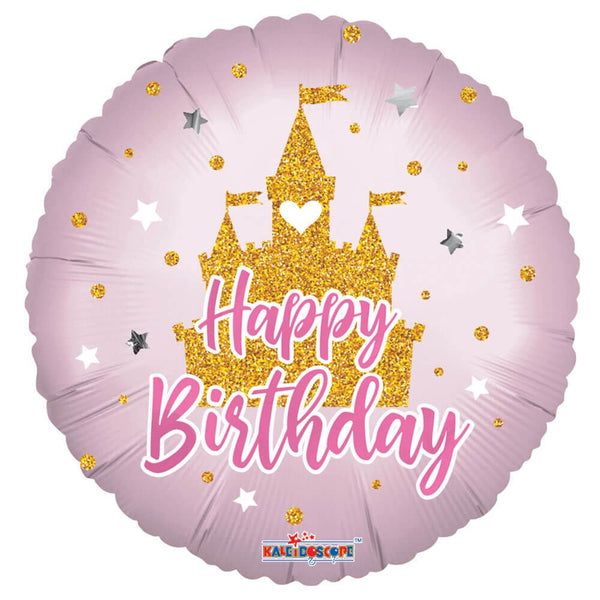 18 inch BIRTHDAY CASTLE MATTE - LA Balloons