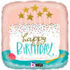 18 inch BIRTHDAY CONFETTI CAKE - LA Balloons