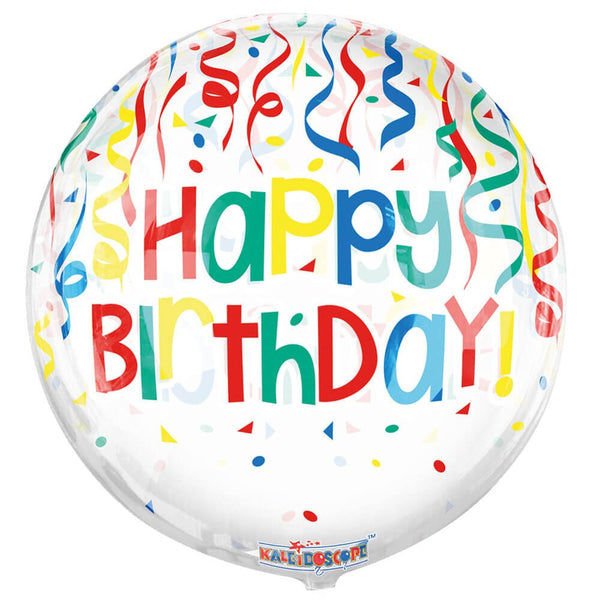18 inch BIRTHDAY CONFETTI GELLIBALL - LA Balloons