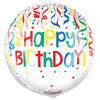 18 inch BIRTHDAY CONFETTI GELLIBALL - LA Balloons