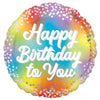 18 inch BIRTHDAY GLITZ - LA Balloons
