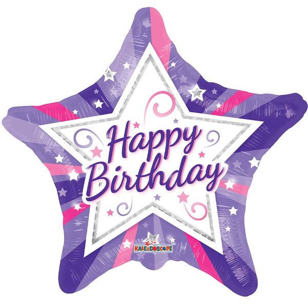 18 inch BIRTHDAY JUVENILE STAR - LA Balloons