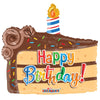 18 inch BIRTHDAY SLICE OF CAKE SHAPE - LA Balloons