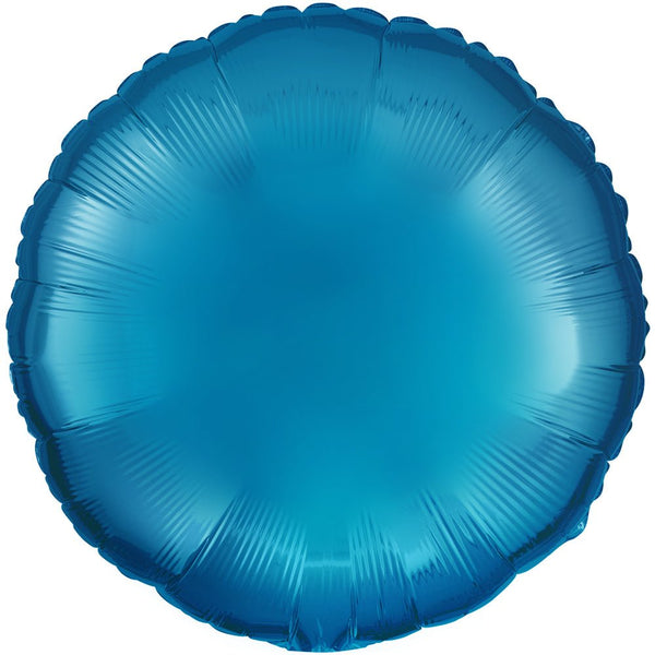 18 inch CIRCLE - METALLIC BLUE - LA Balloons