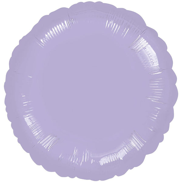 18 inch CIRCLE - METALLIC PEARL PASTEL LILAC - LA Balloons