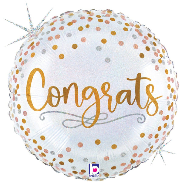 18 inch CONGRATS CONFETTI - LA Balloons