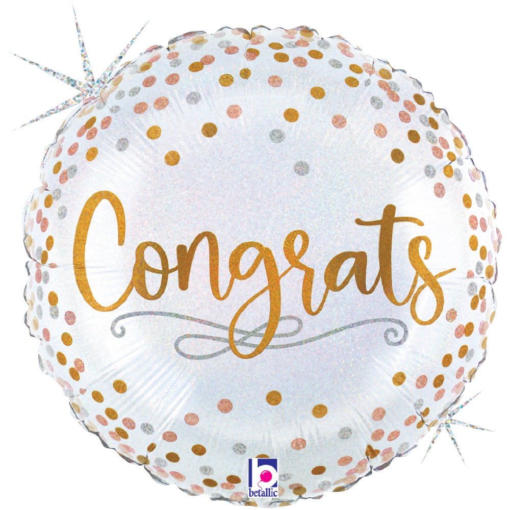 18 inch CONGRATS CONFETTI