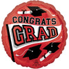 18 inch CONGRATS GRAD - RED - LA Balloons