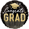 18 inch CONGRATS GRAD STRIPES & STARS - LA Balloons