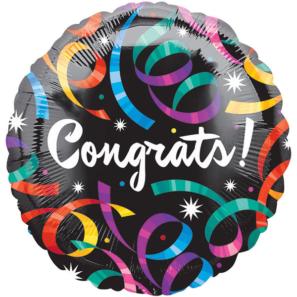 18 inch CONGRATS STREAMERS - LA Balloons