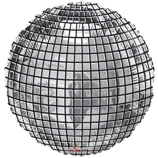 18 inch DISCO BALL PLATA - LA Balloons