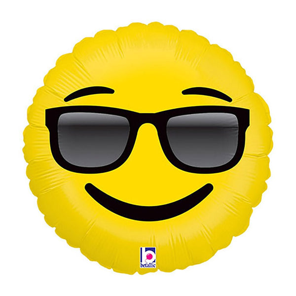 18 inch EMOJI SUNGLASSES - LA Balloons