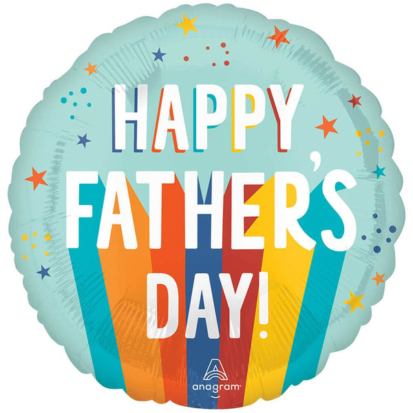 18 inch FATHER'S DAY STARS & STRIPES - LA Balloons