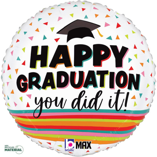 18 inch FESTIVE GRADUATION - LA Balloons